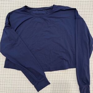 Lululemon Athletica Navy Crop Top